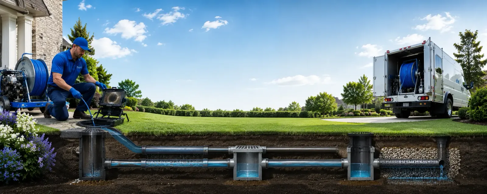 Outdoor drain cleaning information for Bristol, IL